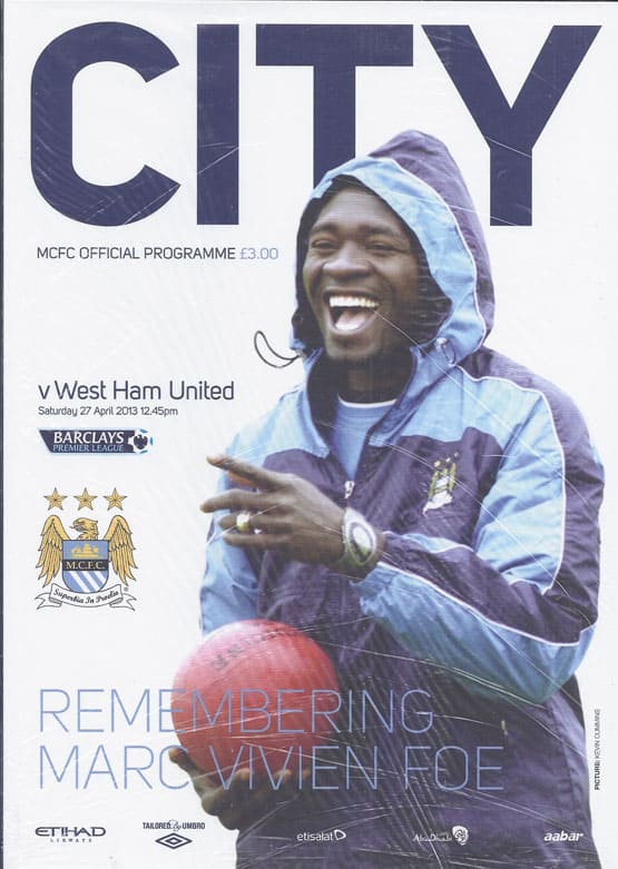 Manchester City FC v West Ham United FC